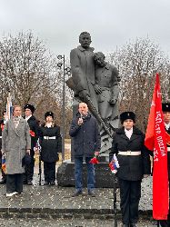 Мемориальная акция, посвященная 81-й годовщине полного освобождения Ленинграда от фашистской блокады